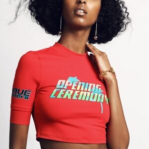 Opening Ceremony Rash Guard Medium Red